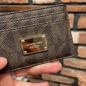 Michael Kors Mason Logo Card Case